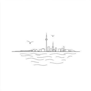 Redwindow Chiaropulp style, Midjourney V6.1: bold minimalist logo design for Istanbul city municipal services