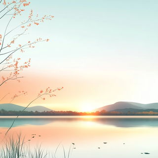 Redolith style, Midjourney V6.1: realistic landscape photograph of quiet dawn