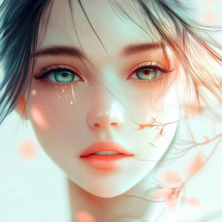 Redolith style, Midjourney V6.1: photographic portrait of female protagonist