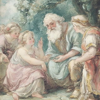 Nymphal Veinworks style, Midjourney V6.1: classical 18th-century oil painting