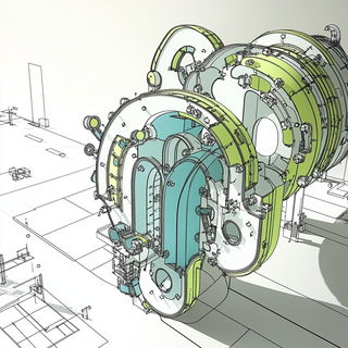 Mosskin Scenic Models style, Midjourney V6.1: abstract 3D render