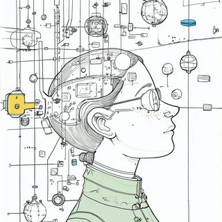 Mosskin Scenic Models style, Midjourney V6.1: editorial illustration for popular scientific magazine cover