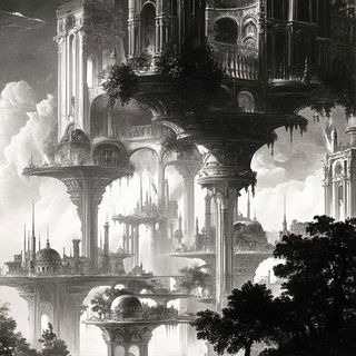 Orbivanta style, Midjourney V6.1: megacity with futuristic bioarchitecture
