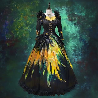 Scanotype style, Midjourney V6.1: haute-couture fashion outfit