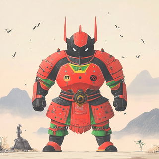 Palaceophony style, Midjourney V6.1: concept art character design of retropunk steam knight