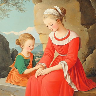 Palaceophony style, Midjourney V6.1: classical 18th-century oil painting