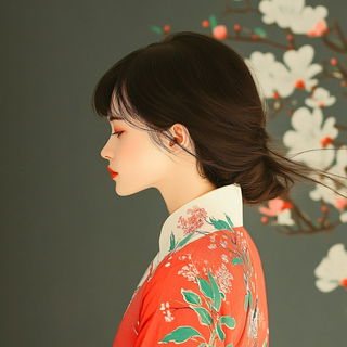 Palaceophony style, Midjourney V6.1: photographic portrait of female protagonist