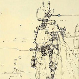 The Survey Of Caldrune style, Midjourney V6.1: concept art character design of retropunk steam knight