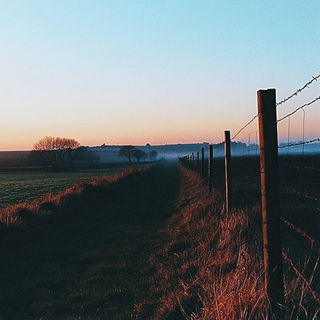 Brushglow style, Midjourney V6.1: realistic landscape photograph of quiet dawn