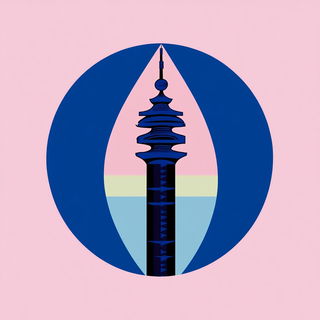 Bluecopy Colossals style, Midjourney V6.1: bold minimalist logo design for Istanbul city municipal services