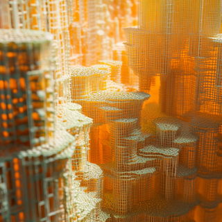 Vesperine Monastery style, Midjourney V6.1: megacity with futuristic bioarchitecture