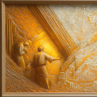 Vesperine Monastery style, Midjourney V6.1: classical 18th-century oil painting