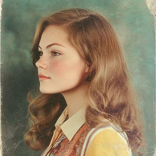 Island Overprint style, Midjourney V6.1: photographic portrait of female protagonist