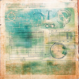 Island Overprint style, Midjourney V6.1: technical infrastructure blueprint schematics