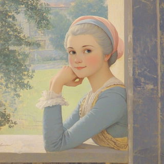 Crestfall Billposting style, Midjourney V6.1: classical 18th-century oil painting