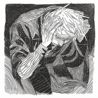 Alizarin Courtwork style, Midjourney V6.1: black-and-white manga comic strip