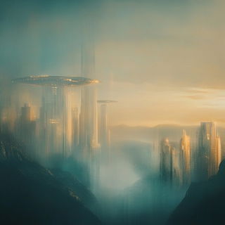 Ornathread style, Midjourney V6.1: cinematic shot from sci-fi movie