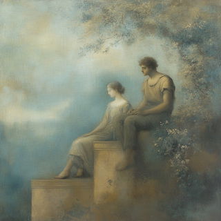 Ornathread style, Midjourney V6.1: classical 18th-century oil painting