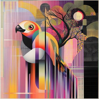 Inkblazonica style, Midjourney V6.1: traditional folk art