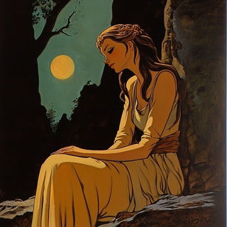 Marshface style, Midjourney V6.1: classical 18th-century oil painting