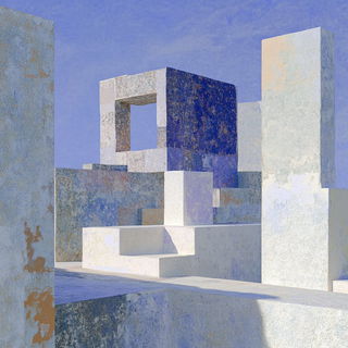 Cranecloud Aria style, Midjourney V6.1: abstract 3D render