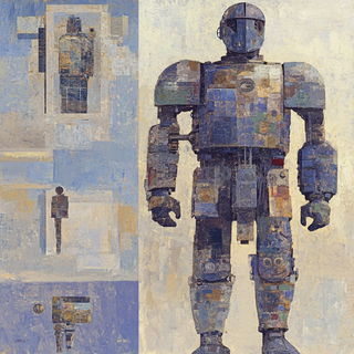Cranecloud Aria style, Midjourney V6.1: concept art character design of retropunk steam knight