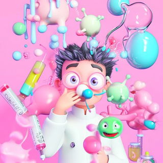 Velocetide style, Midjourney V6.1: editorial illustration for popular scientific magazine cover