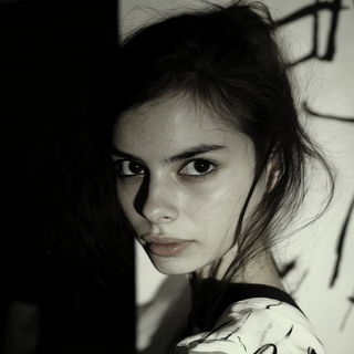 Orangesky Quay style, Midjourney V6.1: photographic portrait of female protagonist