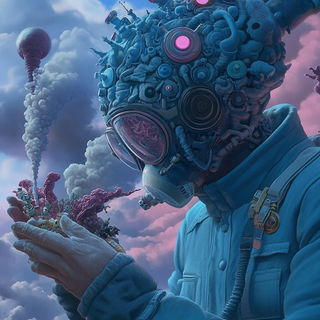 Bulbscale style, Midjourney V6.1: editorial illustration for popular scientific magazine cover
