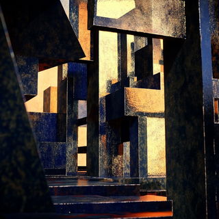 Petalscale style, Midjourney V6.1: abstract 3D render