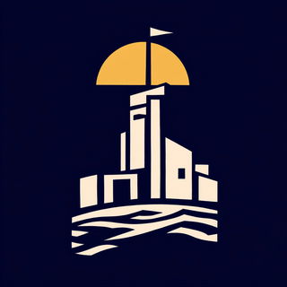 Petalscale style, Midjourney V6.1: bold minimalist logo design for Istanbul city municipal services
