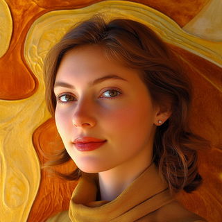 Linomyth style, Midjourney V6.1: photographic portrait of female protagonist