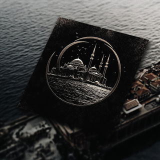 Vaporbar Fracture style, Midjourney V6.1: bold minimalist logo design for Istanbul city municipal services