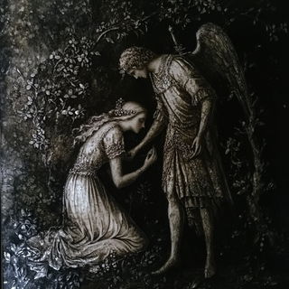 Vaporbar Fracture style, Midjourney V6.1: classical 18th-century oil painting