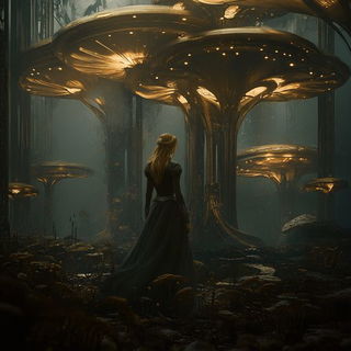 Orbiscript style, Midjourney V6.1: retro fairy-tale illustration