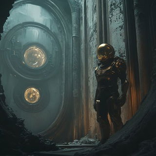 Orbiscript style, Midjourney V6.1: cinematic shot from sci-fi movie