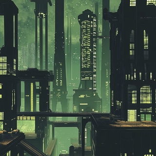 Cosmodance style, Midjourney V6.1: cinematic shot from sci-fi movie