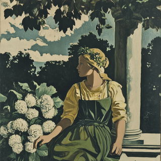 Cosmodance style, Midjourney V6.1: classical 18th-century oil painting