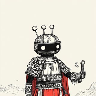 Ruincandle Baroque style, Midjourney V6.1: concept art character design of retropunk steam knight