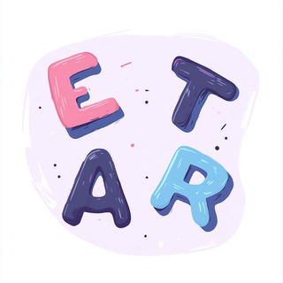 Bandglyph style, Midjourney V6.1: typographic composition with large letters
