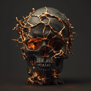 Ultramarine Resist style, Midjourney V6.1: abstract 3D render