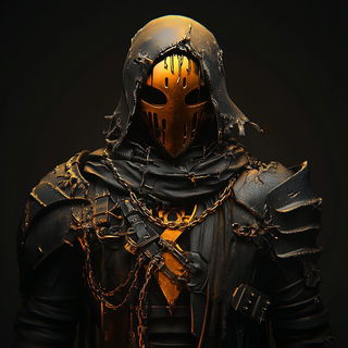 Ultramarine Resist style, Midjourney V6.1: concept art character design of retropunk steam knight