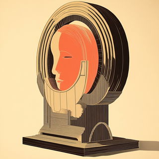 Ruralairism style, Midjourney V6.1: abstract 3D render