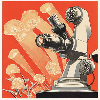 Ruralairism style, Midjourney V6.1: editorial illustration for popular scientific magazine cover
