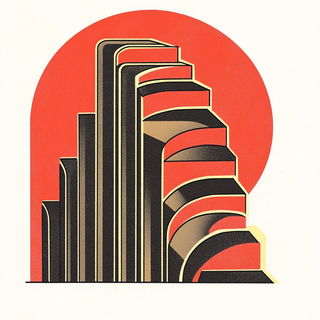 Ruralairism style, Midjourney V6.1: bold minimalist logo design for Istanbul city municipal services