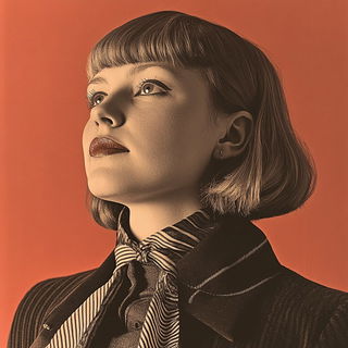 Ruralairism style, Midjourney V6.1: photographic portrait of female protagonist