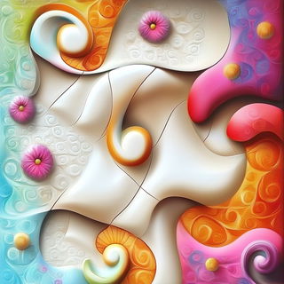 Vespera Framehouse style, Midjourney V6.1: creative pattern composition