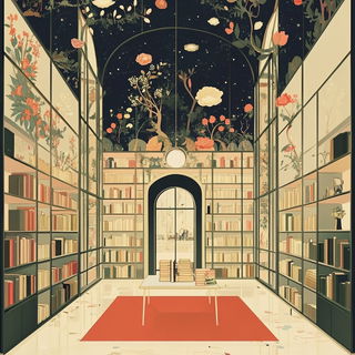 Halation Borough style, Midjourney V6.1: Midlibrary