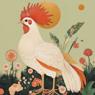 Halation Borough style, Midjourney V6.1: traditional folk art