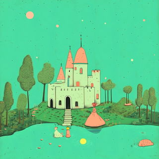 Inkarchipelago style, Midjourney V6.1: retro fairy-tale illustration